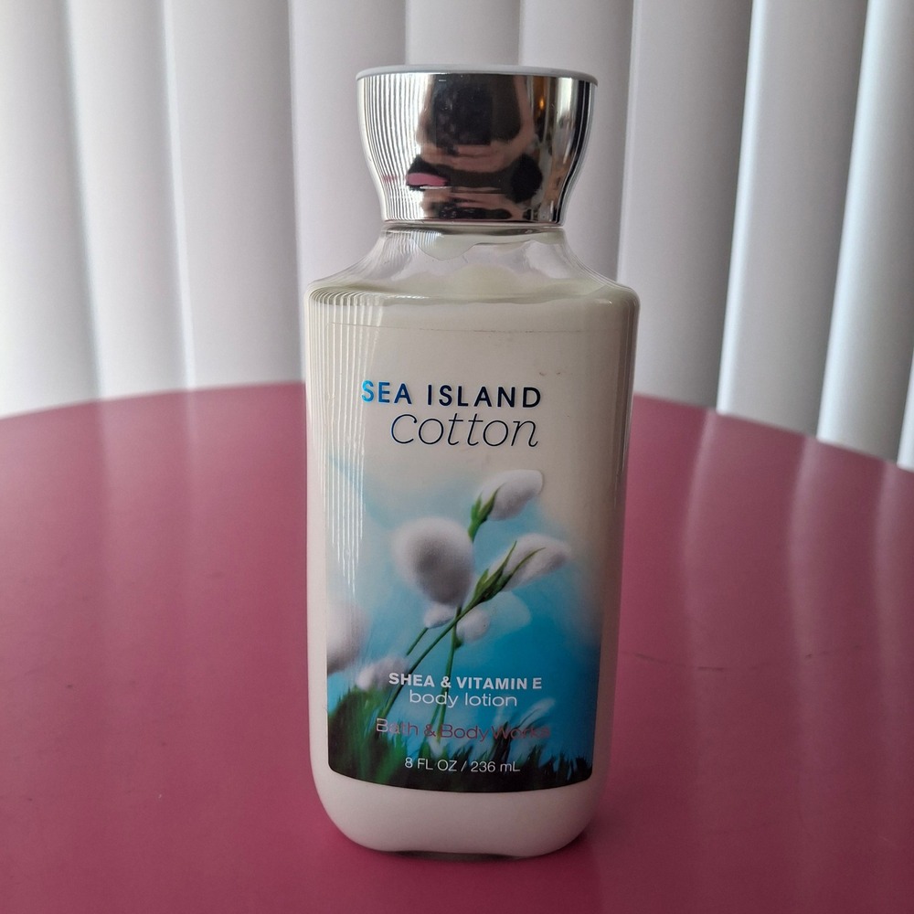 Bath & Body Works SEA ISLAND COTTON Body Lotion 8 oz Retired